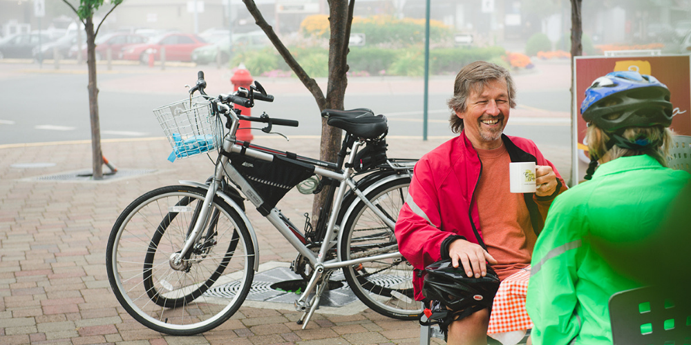 Sidney, BC is bike friendly